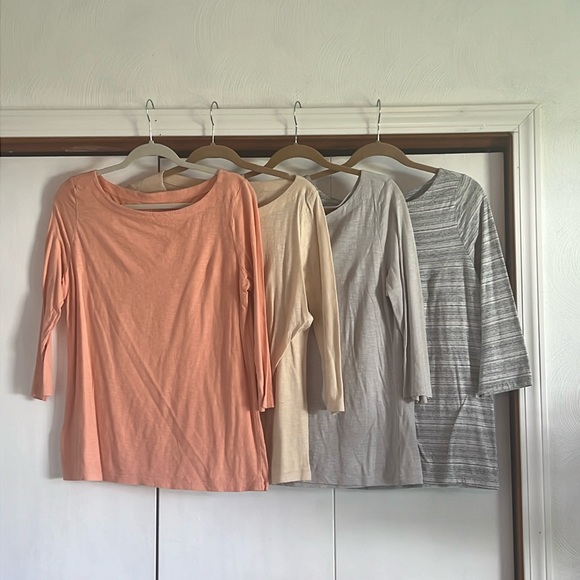 Bundle of 4 Loft size Large Womens shirts - Picture 1 of 4